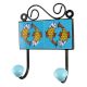 Turquoise Fish Ceramic Tiles Hook